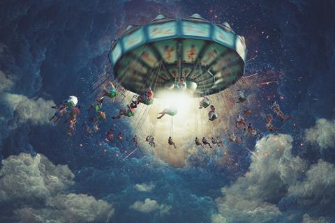 Flying Carousel jigsaw puzzle